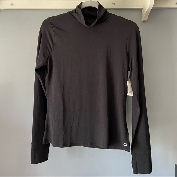 GAP Tops - NWT GAP black mock neck long sleeve